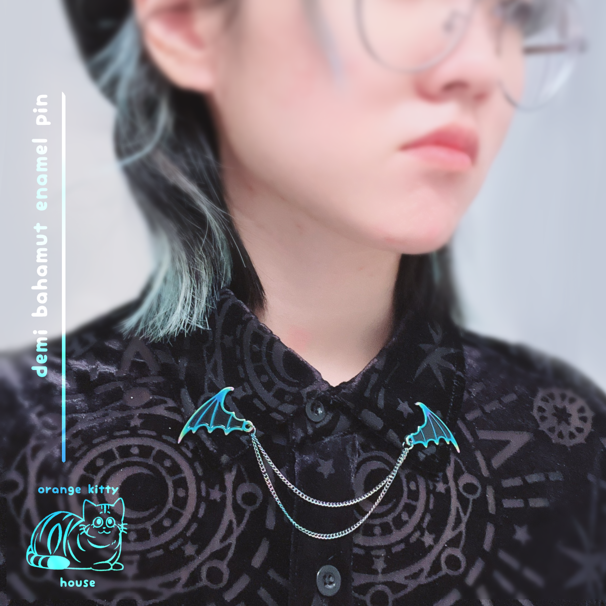 FFXIV Demi-Bahamut Lapel Pins