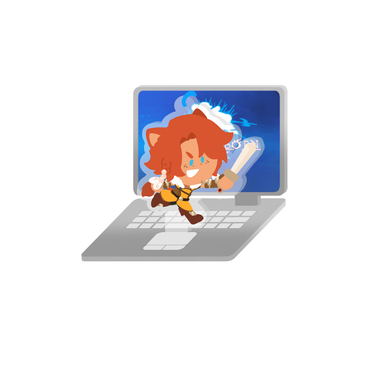 Custom Blorbo Puter Standee & Charm