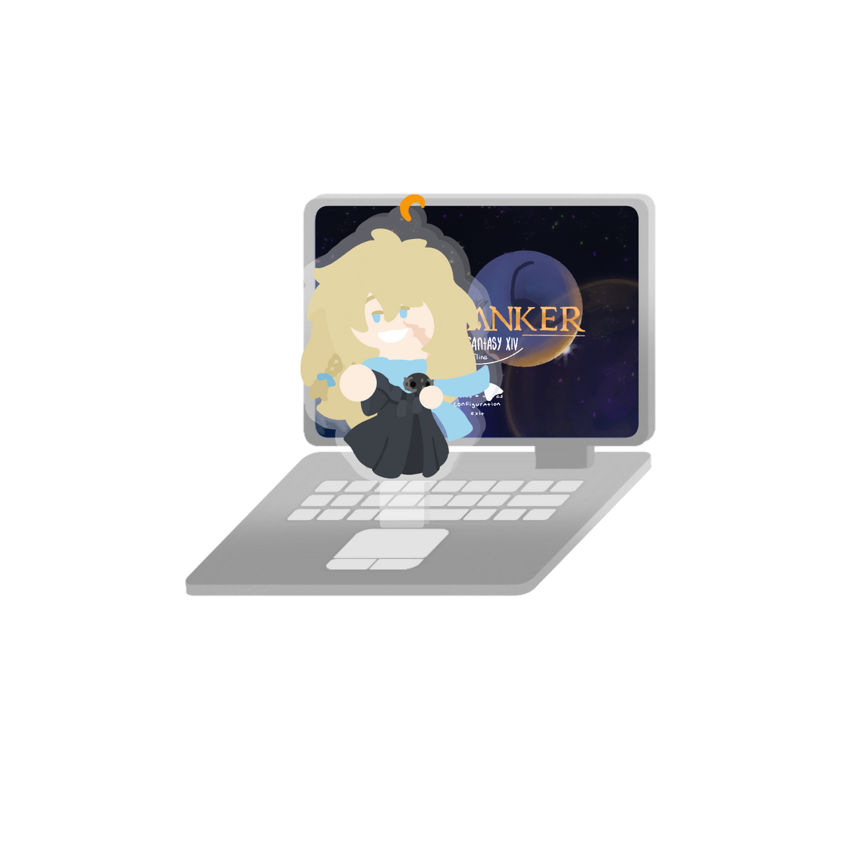 Custom Blorbo Puter Standee & Charm