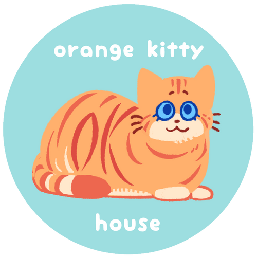 Orange Kitty House