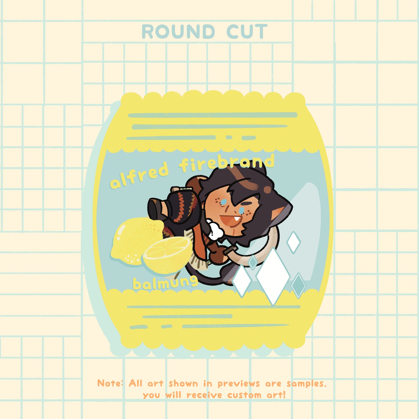 Custom Stickers ( ART + PRINT )