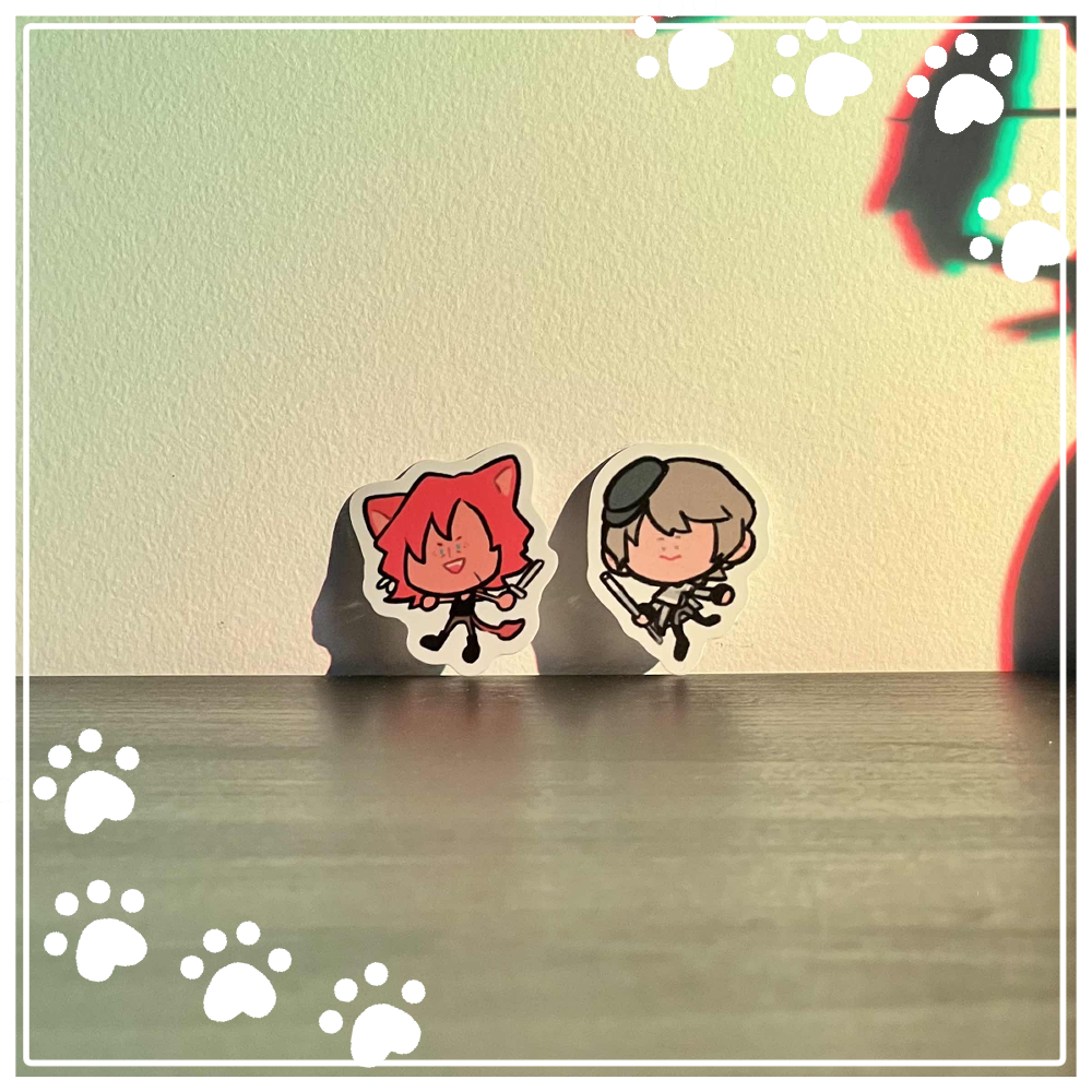 FFXIV WoL Squeak Stickers - Our Unending Journey