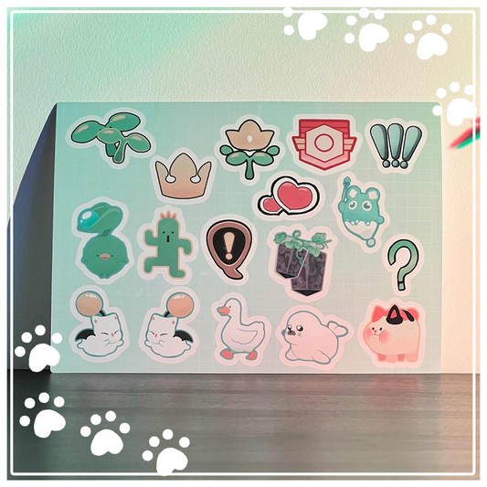 FFXIV Sticker Sheet