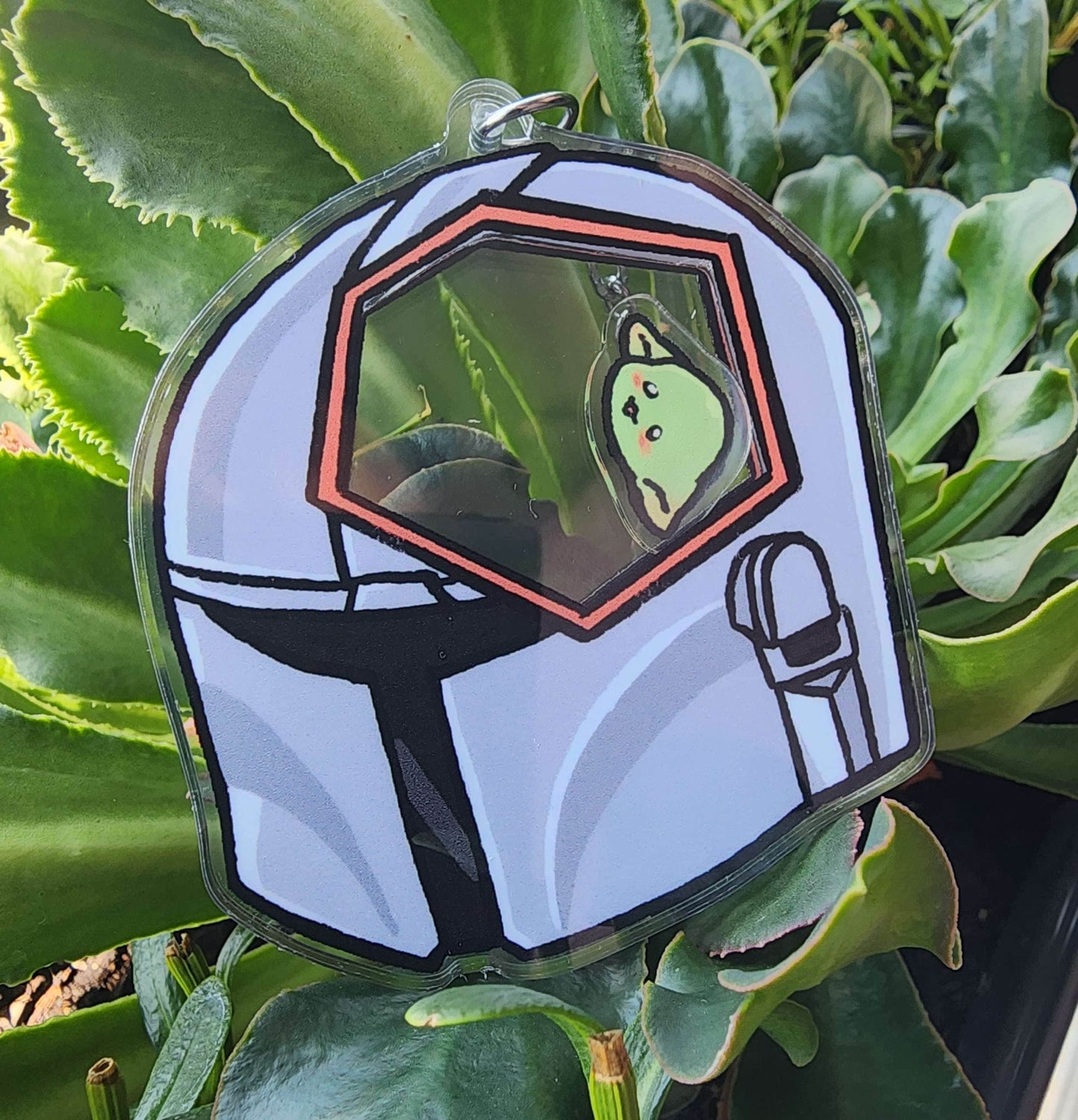 The Mandalorian Shaker Charm