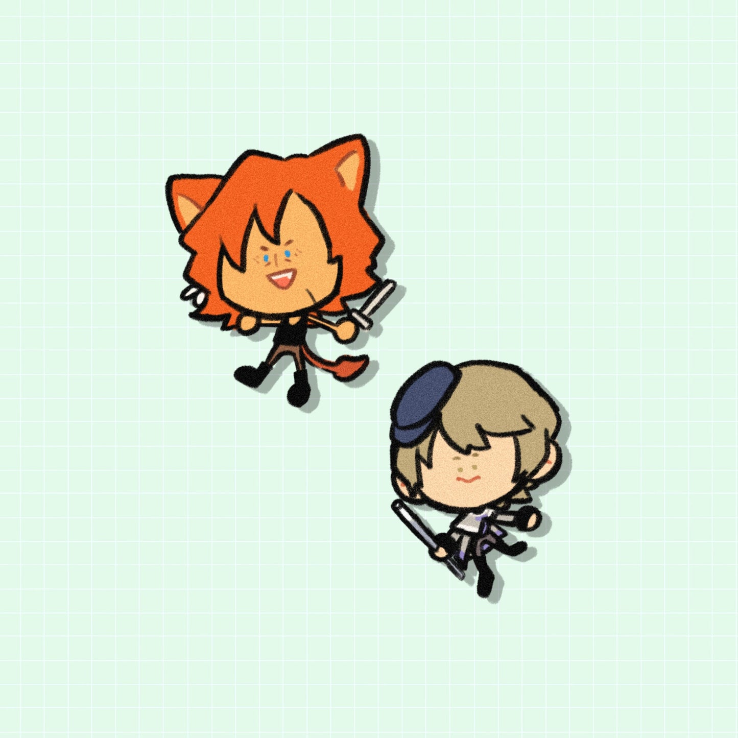 FFXIV WoL Squeak Stickers - Our Unending Journey